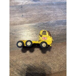 VINTAGE 1970's TONKA TRUCK CAB PRESSED STEEL YELLOW SEMI HAULER